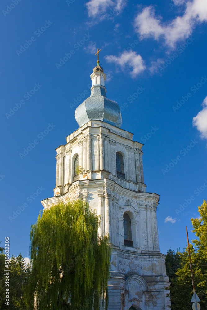 Bell tower of Ascension Cathedral in Pereyaslav-Khmelnytsky, Ukraine	
