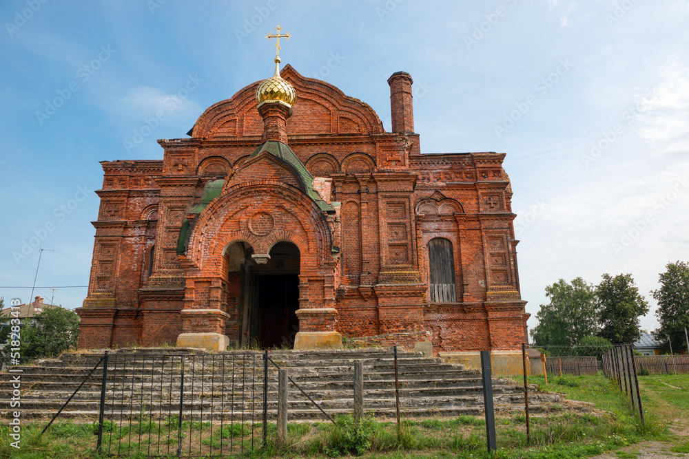 Yuryev-Polsky, St. Cathedral of the Life-Giving Trinity. Yuryevsky Kremlin (Archangel-Mikhailovsky Yuryevsky monastery). Yuryev-Polsky town, Vladimir region, Russia