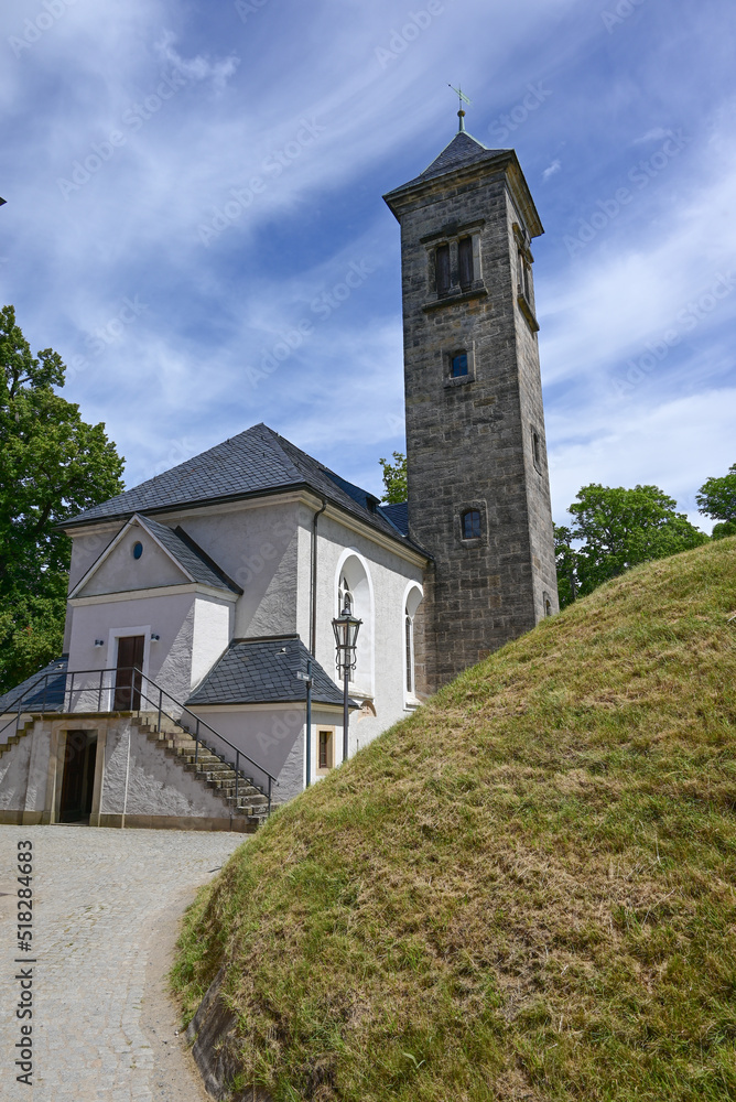Naklejka premium Fortress near Dresden - Königstein Fortress