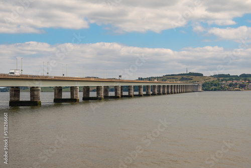River Tay road bridge in the city of Dundee © yackers1