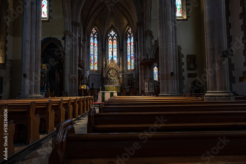The interior of St Paul’s Cathedral in the city of Dundee