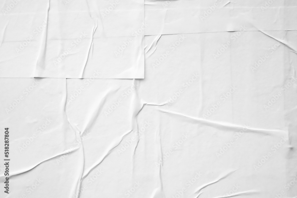 white crumpled and creased paper poster texture background white crumpled and creased paper poster texture background