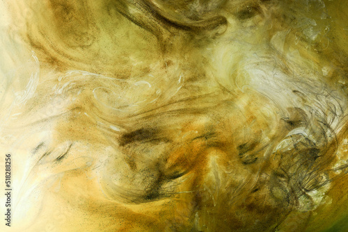 Liquid fluid art abstract background. Mix of dancing acrylic paints underwater © amixstudio