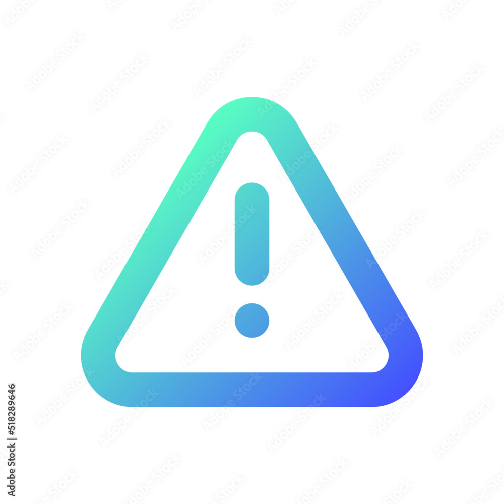 Triangle shaped caution sign pixel perfect gradient linear ui icon. Notification alert. Potential danger. Line color user interface symbol. Modern style pictogram. Vector isolated outline illustration Triangle shaped caution sign pixel perfect gradient linear ui icon. Notification alert. Potential danger. Line color user interface symbol. Modern style pictogram. Vector isolated outline illustration