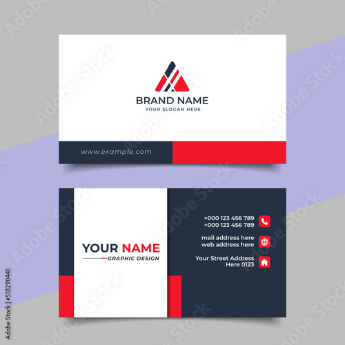 Creative Modern Professional Business card Vector Design