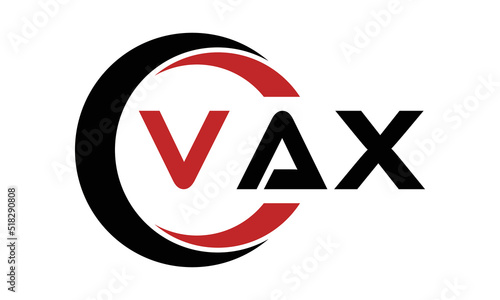 VAX swoosh three letter logo design vector template | monogram logo | abstract logo | wordmark logo | letter mark logo | business logo | brand logo | flat logo | minimalist logo | text | word | symbol