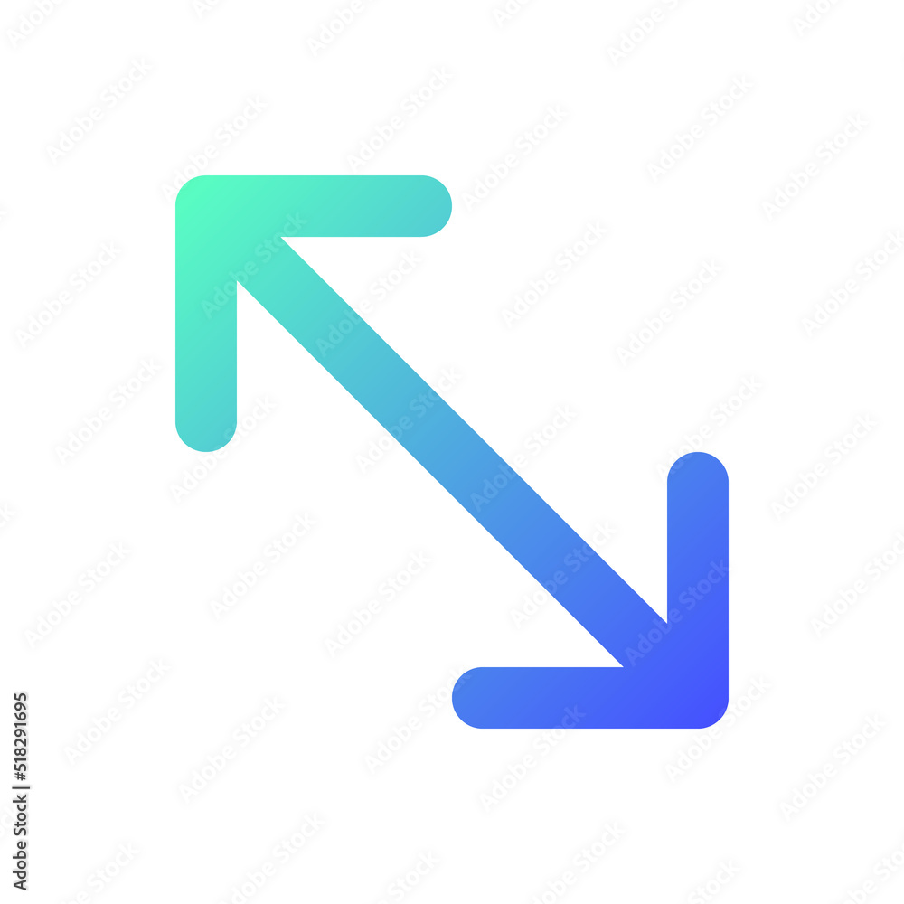 Expand pixel perfect gradient linear ui icon. Gesture on touch screen. Zoom out player window. Line color user interface symbol. Modern style pictogram. Vector isolated outline illustration Expand pixel perfect gradient linear ui icon. Gesture on touch screen. Zoom out player window. Line color user interface symbol. Modern style pictogram. Vector isolated outline illustration
