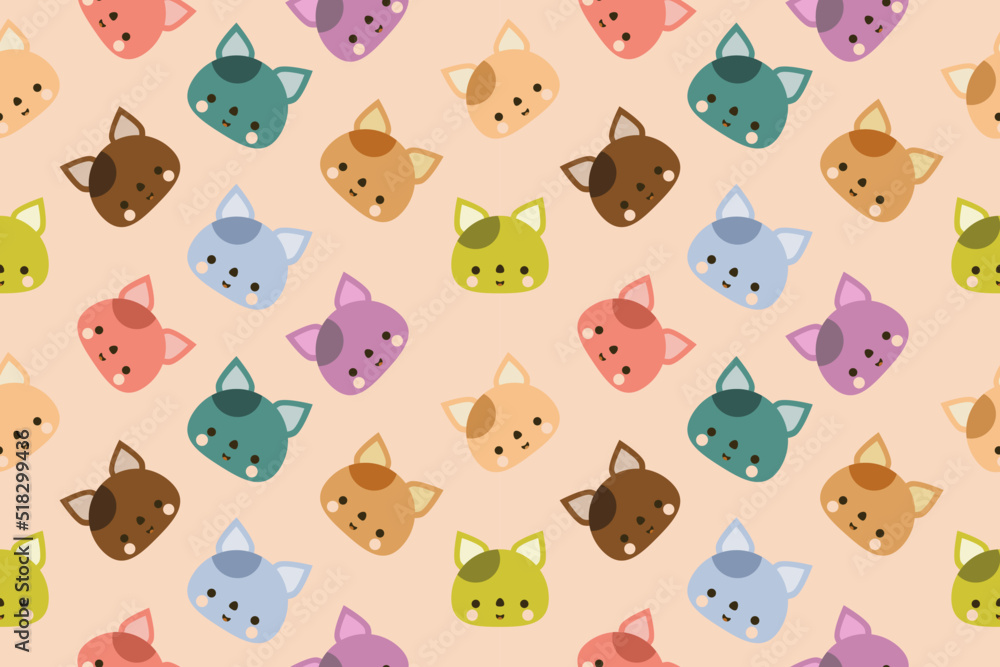 seamless pattern with dog seamless pattern with dog