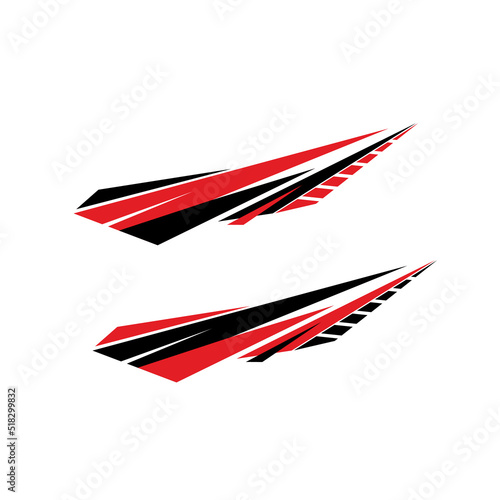 racing car wrapping background vector. sports car stickers 