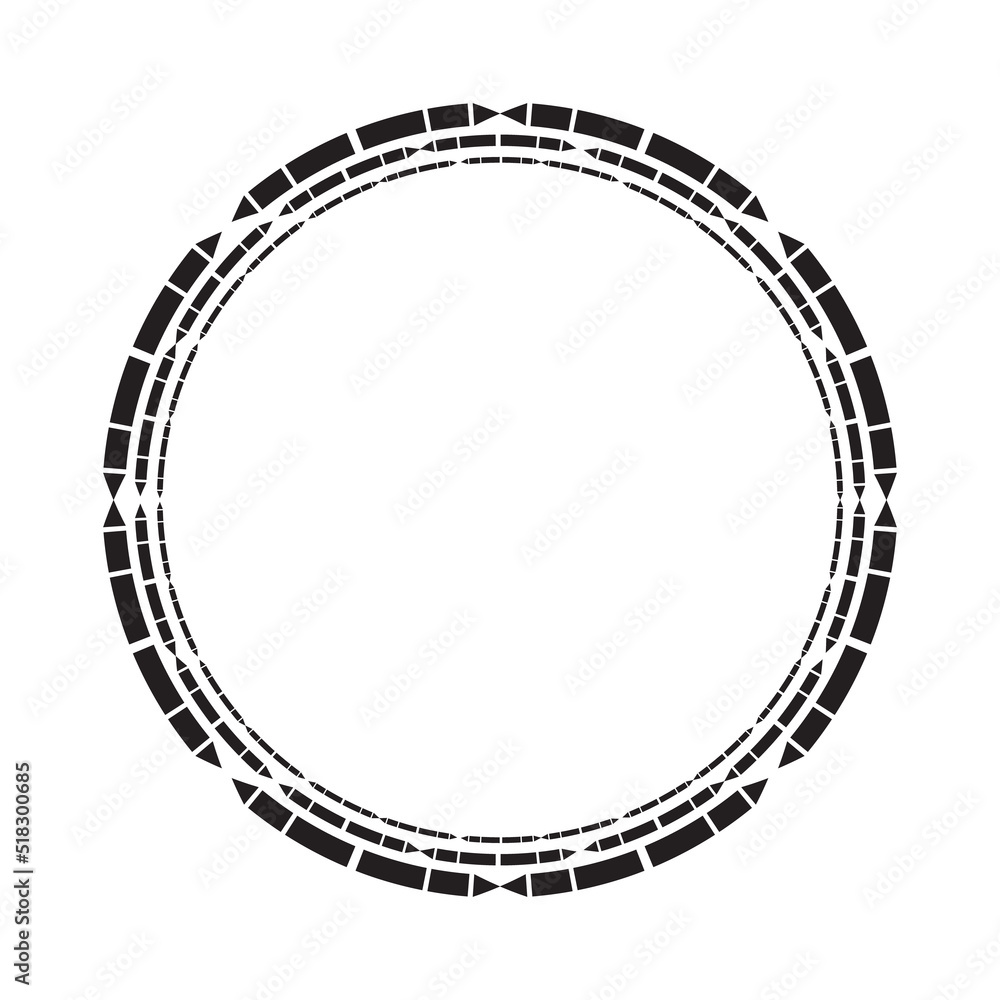 Abstract circle line art. Technology frame. Vector Abstract circle line art. Technology frame. Vector