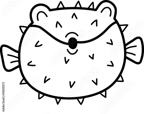 Face puffer fish