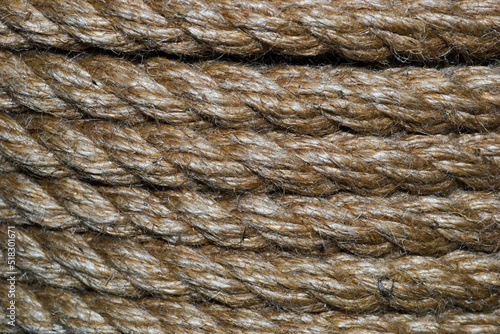 close up of a rope background brown