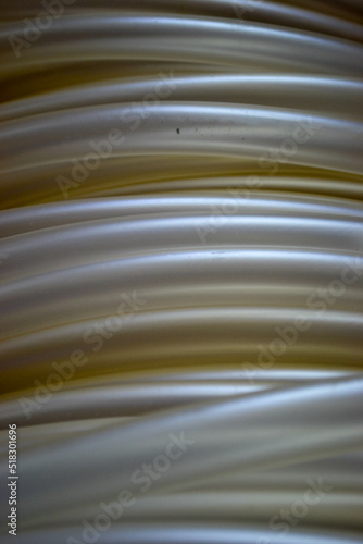 white and transparent clear water hose background