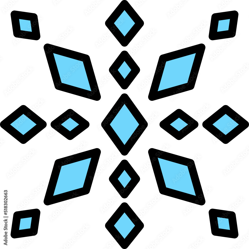 ice color outline icon ice color outline icon