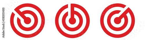 Free Download Target Logo icon Design concept. Target Radar symbol. Template for marketing technology business health company.  - GFXLoad