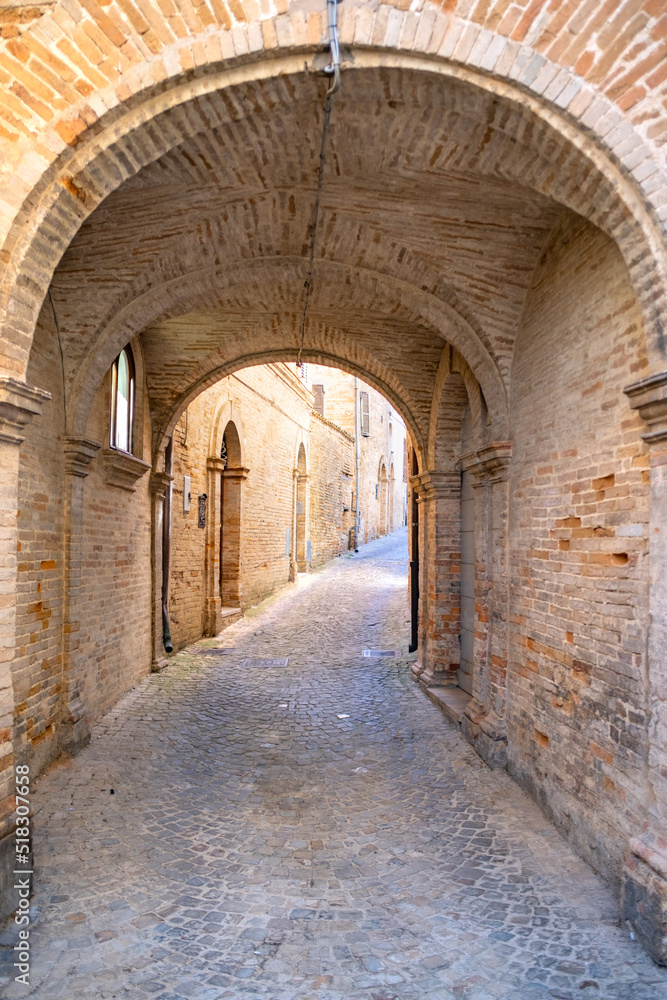Medieval archway in Italy