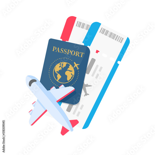 air ticket Specify flight details and travel time. for traveling with airlines