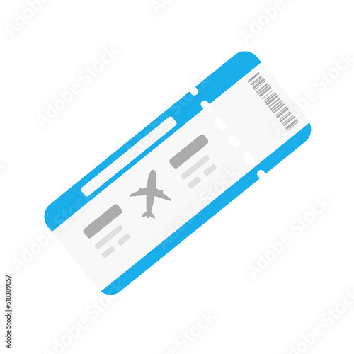 air ticket Specify flight details and travel time. for traveling with airlines