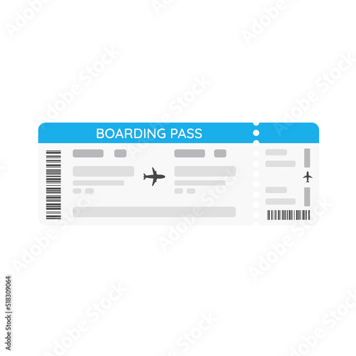 air ticket Specify flight details and travel time. for traveling with airlines