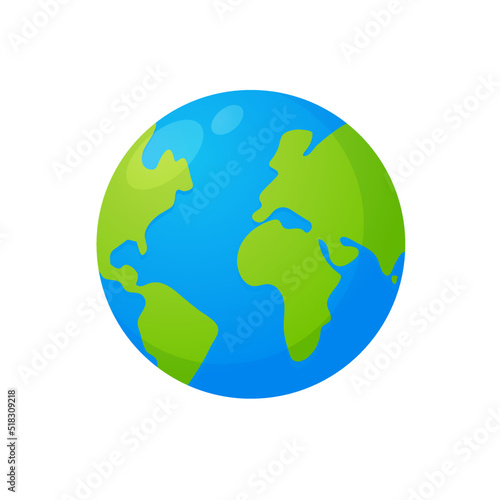 World map for tourists planning a vacation trip.