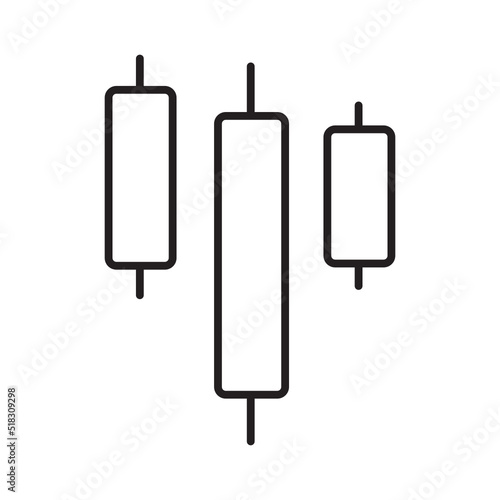 candle line icon
