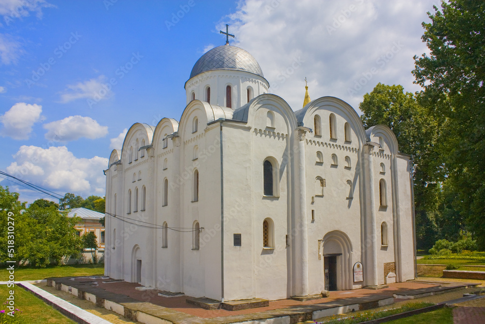  Famous Cathedral of Boris and Gleb in Chernigov, Ukraine