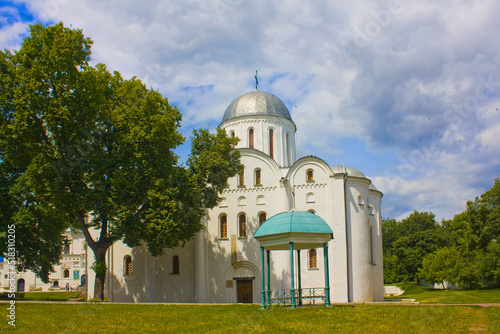 Famous Cathedral of Boris and Gleb in Chernigov, Ukraine	
 photo