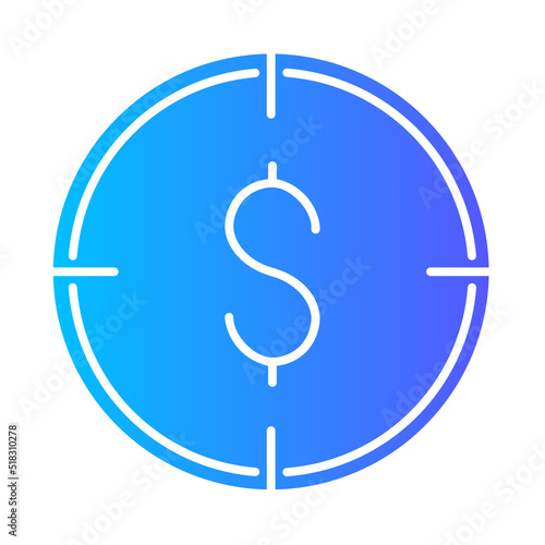 pay day gradient icon