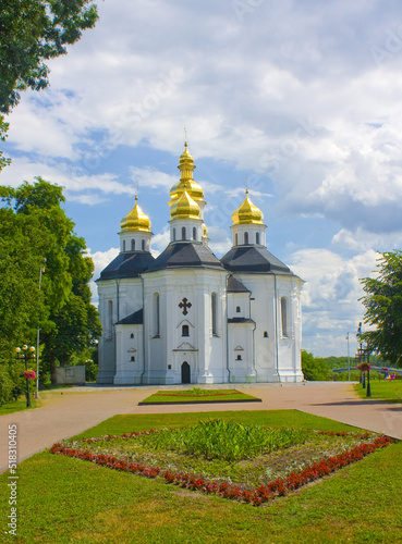 Ekateriniskaya church in Chernigov, Ukraine	
