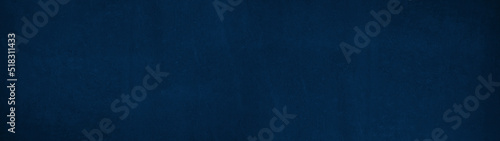 Blue dark stone concrete paper texture background panorama banner long