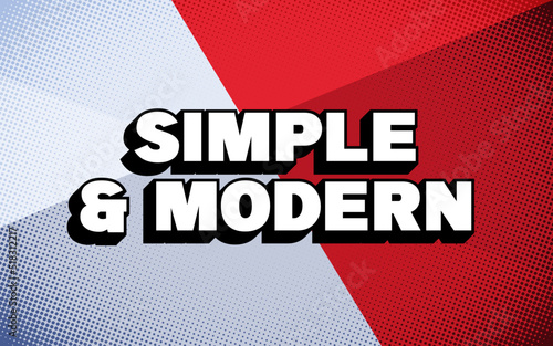Simple and Modern Text Effect