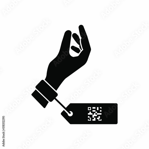 Human Trafficking Icon. Modern Slavery Symbol  - Vector.