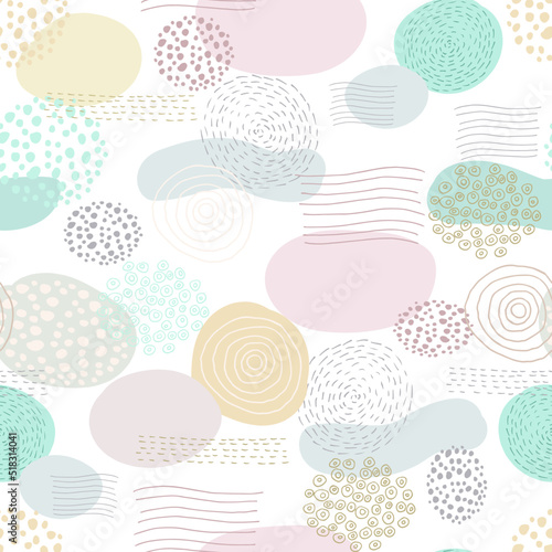 Abstract arts background in pastel colors. Colorful seamless patern.