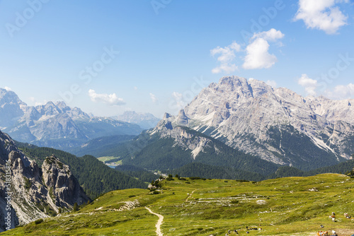 Wallpaper Mural The Three Peaks of Lavaredo, symbol of the Dolomites in South Tyrol Torontodigital.ca