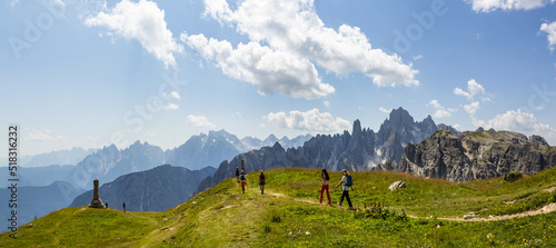 The Three Peaks of Lavaredo, symbol of the Dolomites in South Tyrol photo