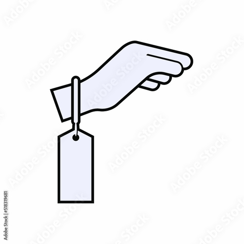Human Trafficking Icon. Modern Slavery Symbol  - Vector.