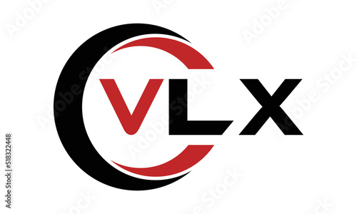 VLX swoosh three letter logo design vector template | monogram logo | abstract logo | wordmark logo | letter mark logo | business logo | brand logo | flat logo | minimalist logo | text | word | symbol photo