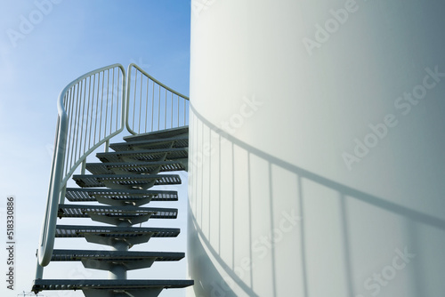 Принти на полотні Steel stairways