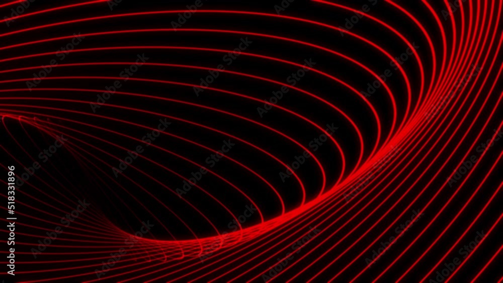 3D Streamline Geometries Red VJ Loop 02 Animation Background 3D Streamline Geometries Red VJ Loop 02 Animation Background