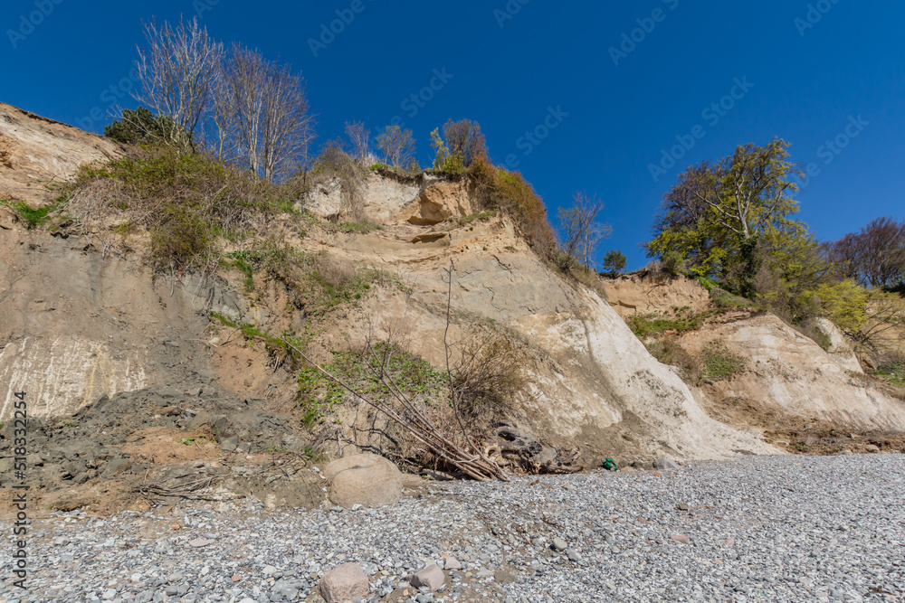 Fototapeta premium Kreidefelsen, Stubbenkammer im Nationalpark Jasmund, Rügen