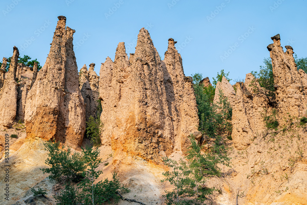 Devils Town is a rock formation consisting of about 200 earth pyramids or 