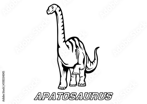 vector dinosaur  apatosaurus  brachiosaurus