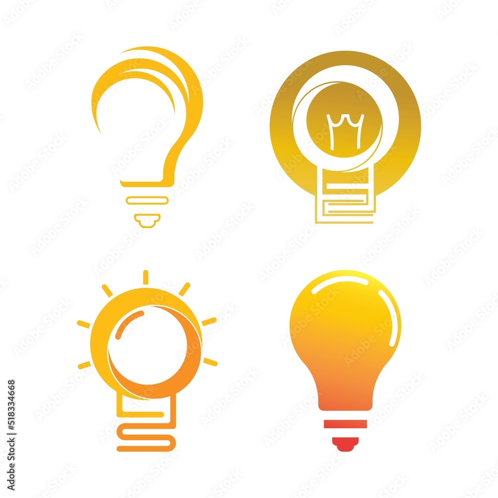 light bulb symbol icon light bulb symbol icon