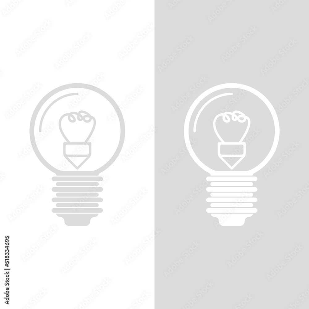 light bulb symbol icon light bulb symbol icon