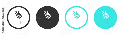 edit leaf icon. Create modify leaf sign button. leaf icon. Vector.