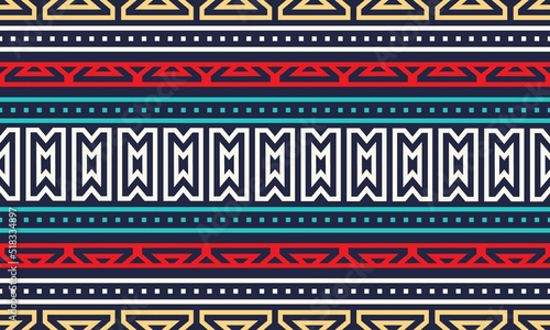 Ethnic seamless pattern traditional.