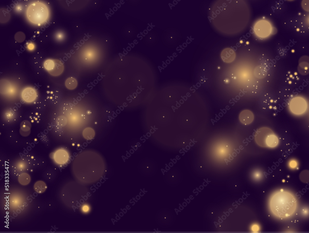 Fototapeta premium Bright beautiful sparks 