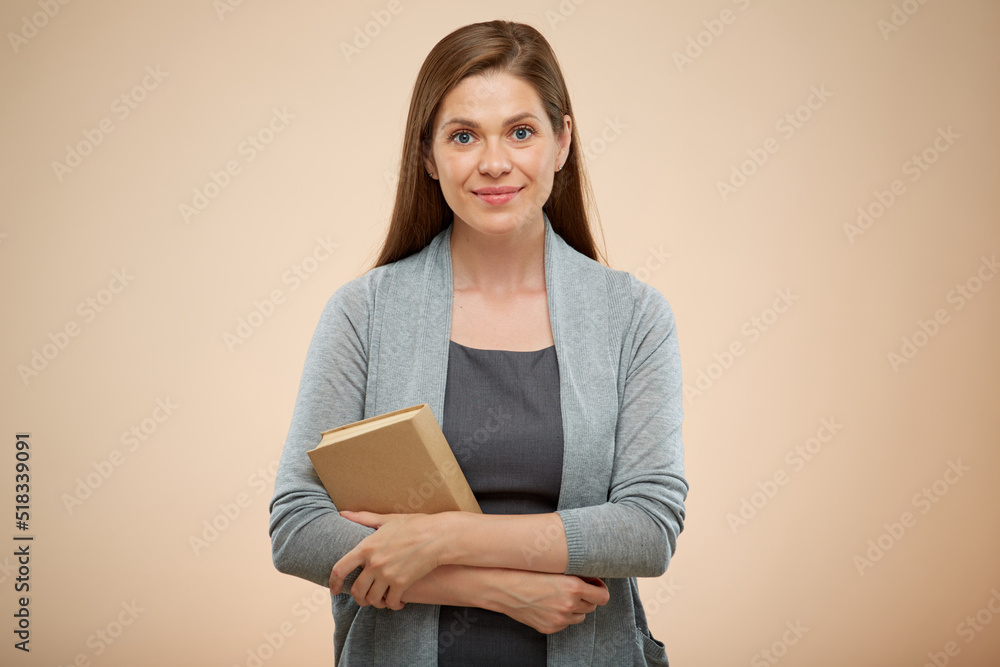 Smiling woman isolated portrait Smiling woman isolated portrait