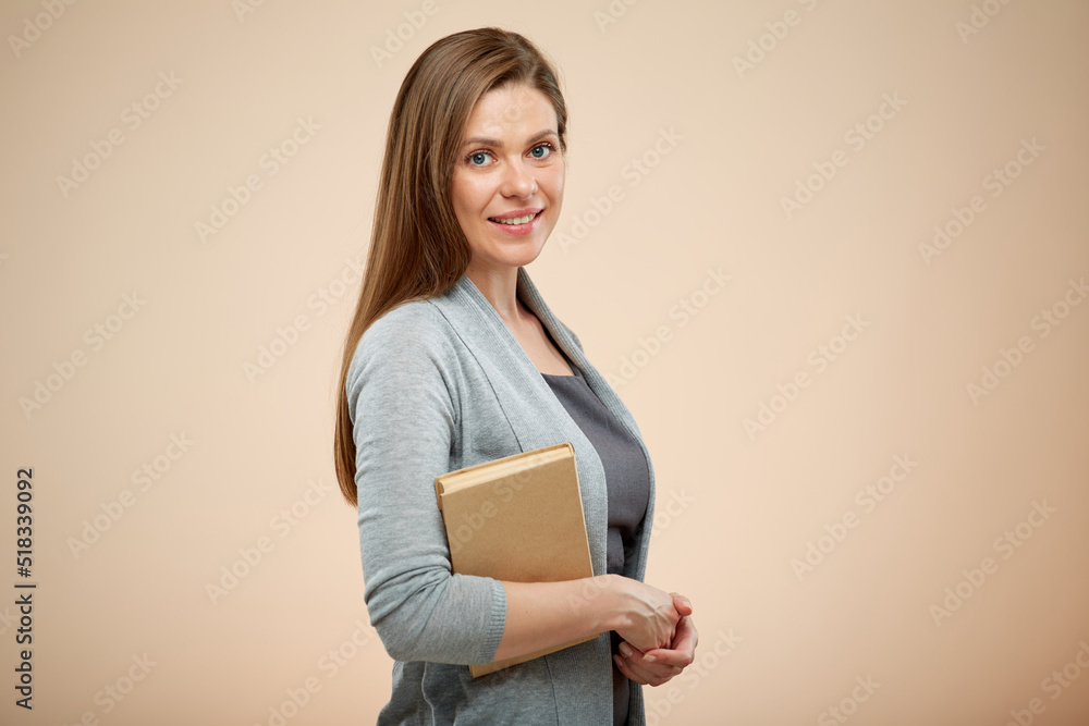 Smiling woman isolated portrait Smiling woman isolated portrait