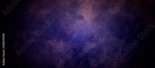 Abstract blue and purple grunge concrete structure texture background wallpaper overlay backdrop. Dark purple and black grunge textured concrete backdrop background. Panorama dark red slate background